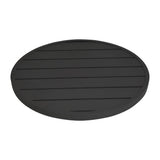 Bolero Aluminium Round Table Top Black 580mm