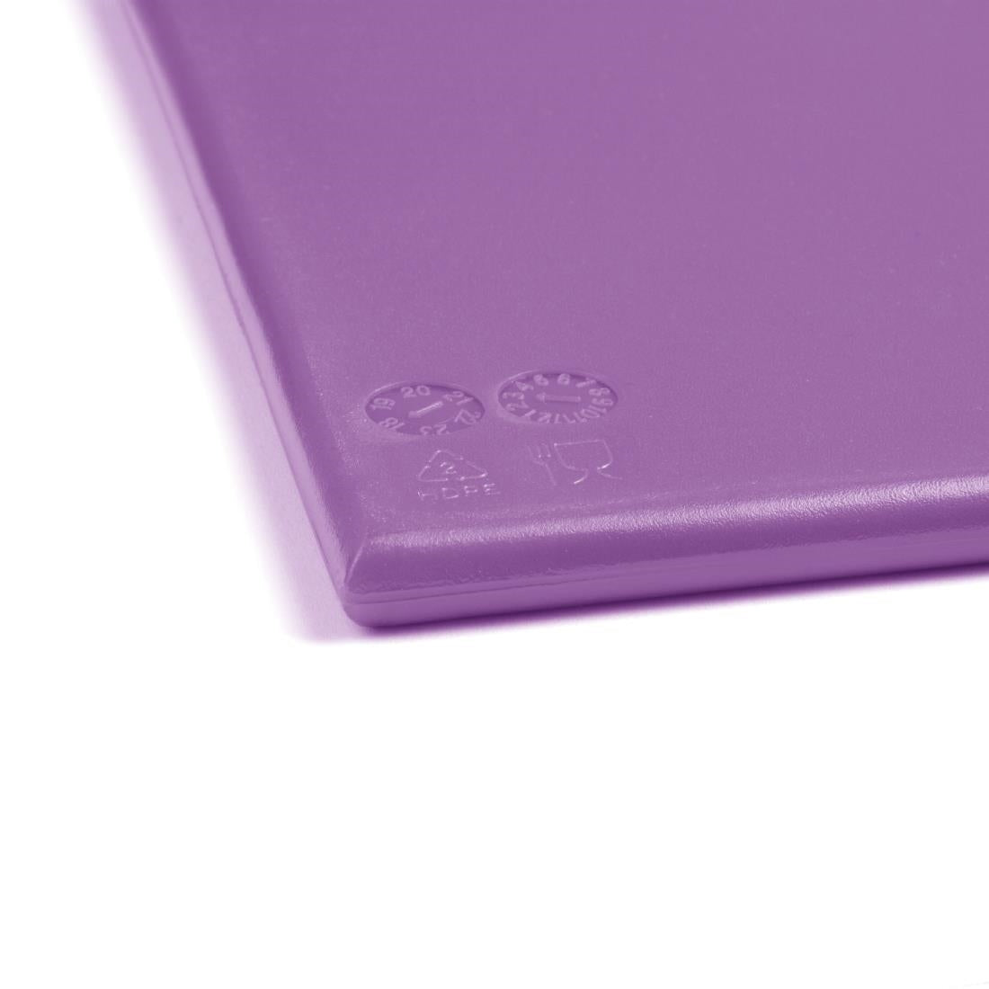 Hygiplas High Density Purple Chopping Board 600x450x12mm