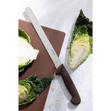 Hygiplas Serrated Slicer Brown 24.8cm