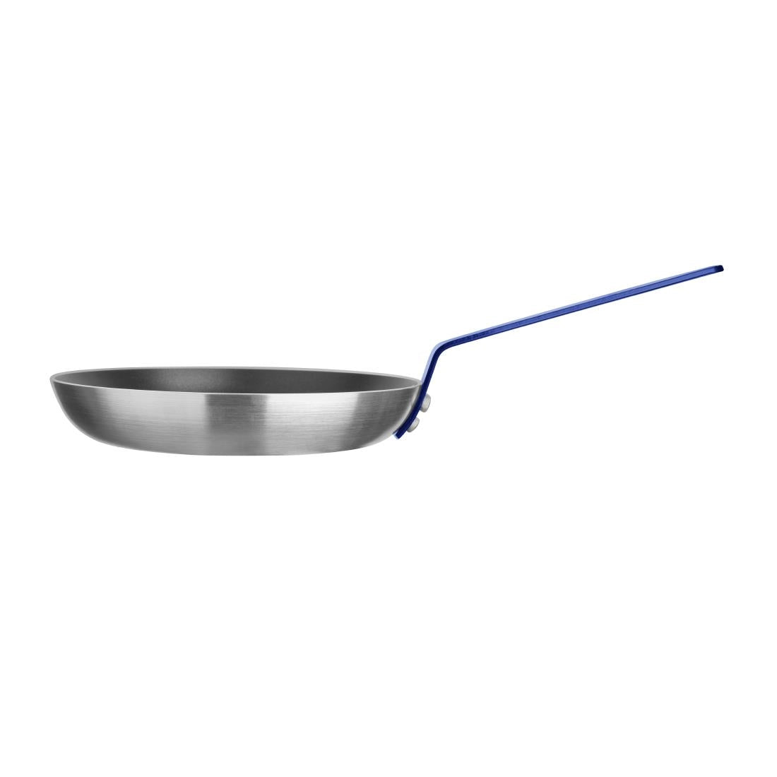 Hygiplas Aluminium Non-stick Teflon Platinum Plus Frying Pan with Blue Handle 24cm