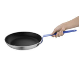 Hygiplas Aluminium Non-Stick Teflon Platinum Plus Frying Pan with Blue Handle 28cm