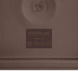 Hygiplas Square Food Storage Container Lid Brown Small