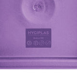 Hygiplas Square Food Storage Container Lid Purple Medium