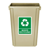 Jantex Slim Bin Beige 60Ltr