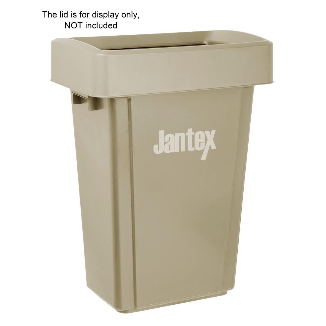 Jantex Slim Bin Beige 60Ltr