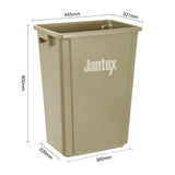 Jantex Slim Bin Beige 60Ltr