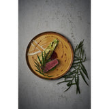 Dudson Harvest Walled Plates Mustard 210mm (6 Pack)