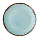 Dudson Harvest Coupe Plates Turquoise 260mm (12 Pack)