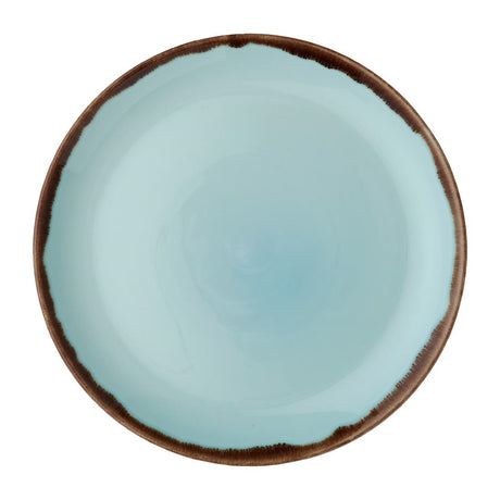 Dudson Harvest Coupe Plates Turquoise 288mm (12 Pack)