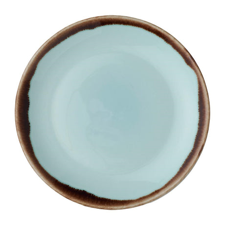 Dudson Harvest Coupe Plates Turquoise 165mm (12 Pack)