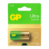 GP Ultra G-Tech Battery C (2 Pack)