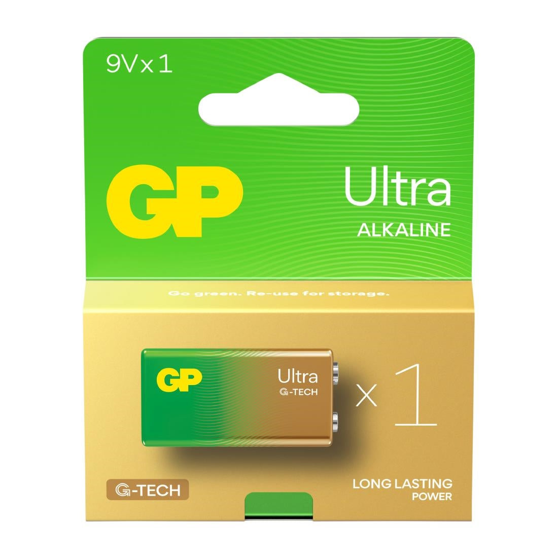 GP Ultra G-Tech 9V Battery