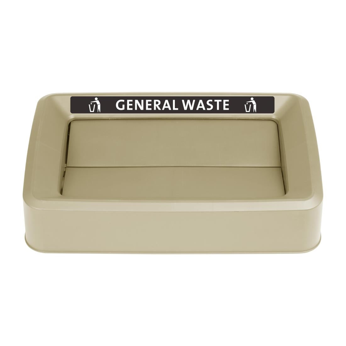 Jantex Slim Bin Lid General Waste Label