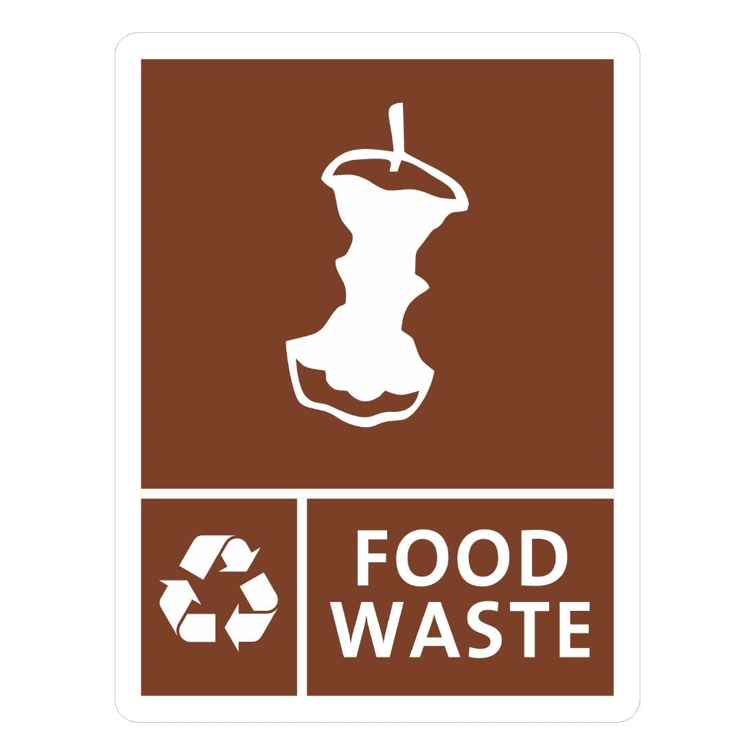 Jantex Slim Bin Food Waste Label