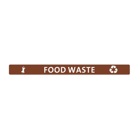 Jantex Slim Bin Lid Food Waste Label