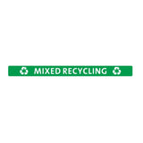 Jantex Slim Bin Lid Mixed Recycling Label