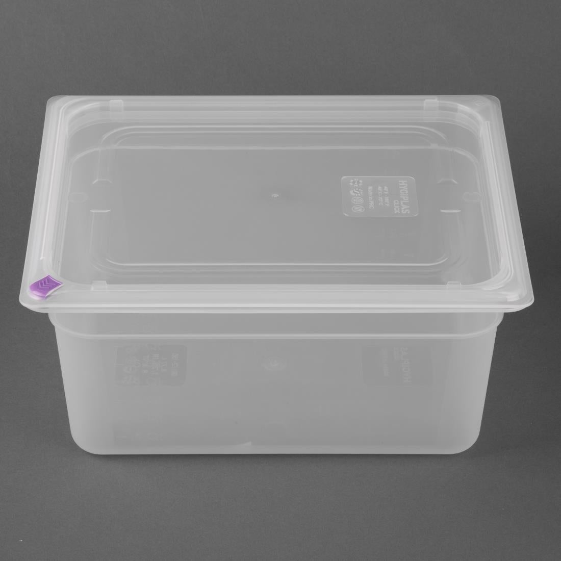 Hygiplas Click Polypropylene 1/2 Gastronorm Tray 150mm (4 Pack)