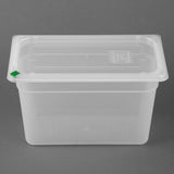 Hygiplas Click PP GN Container 1/3 with Lid & 7 Colour Clips 200mm 6.9Ltr (4 Pack)