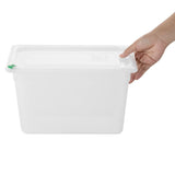 Hygiplas Click PP GN Container 1/3 with Lid & 7 Colour Clips 200mm 6.9Ltr (4 Pack)