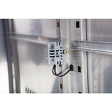 Polar U-Series Triple Door Counter Fridge with Upstand 417Ltr