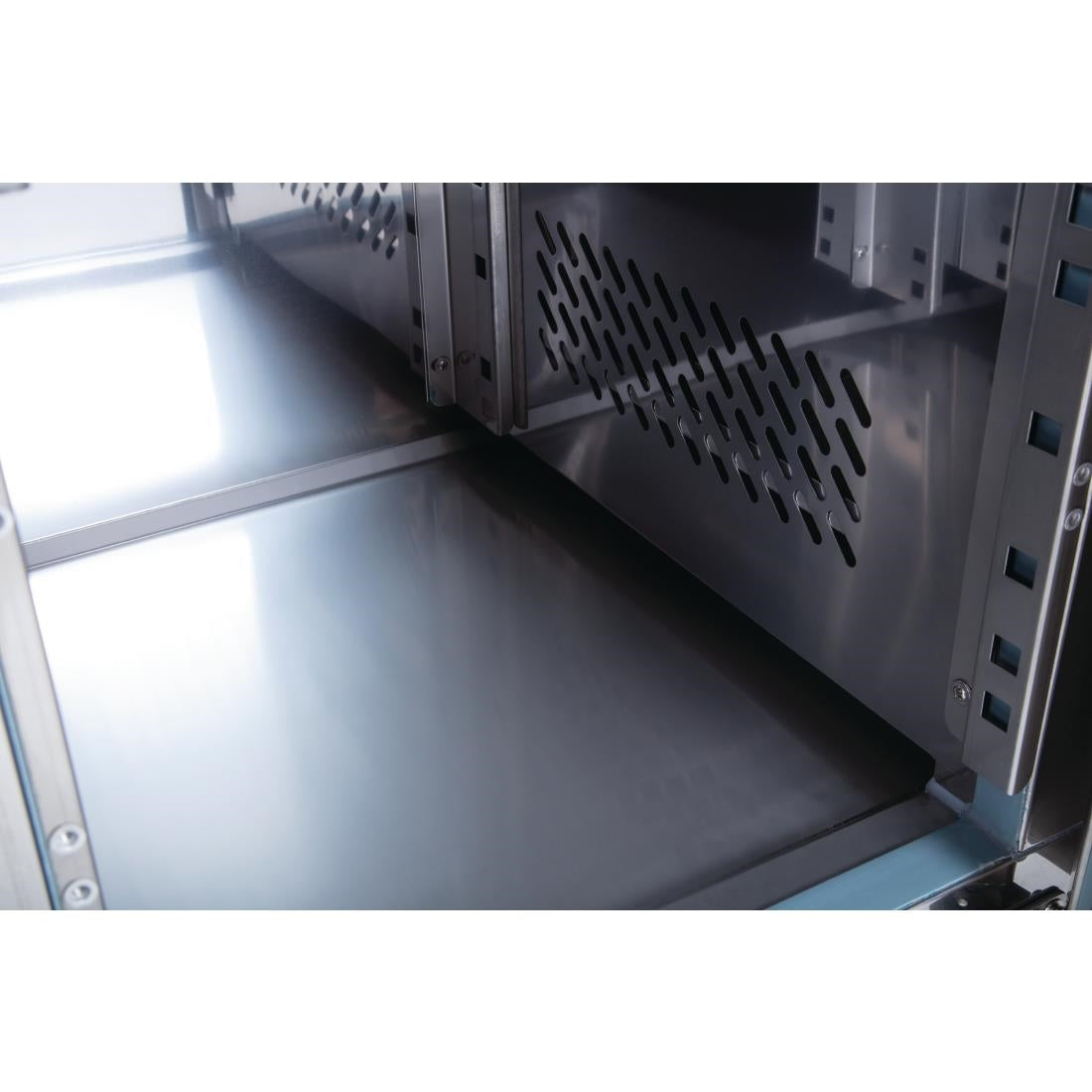 Polar U-Series Slimline Four Door Counter Fridge 449Ltr