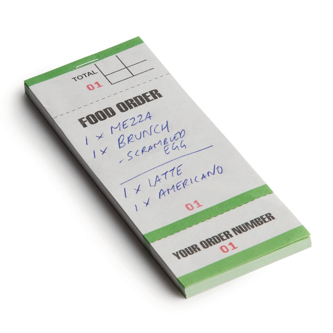Olympia Bar Food Pad With Order Tickets Single Leaf (50 pack)