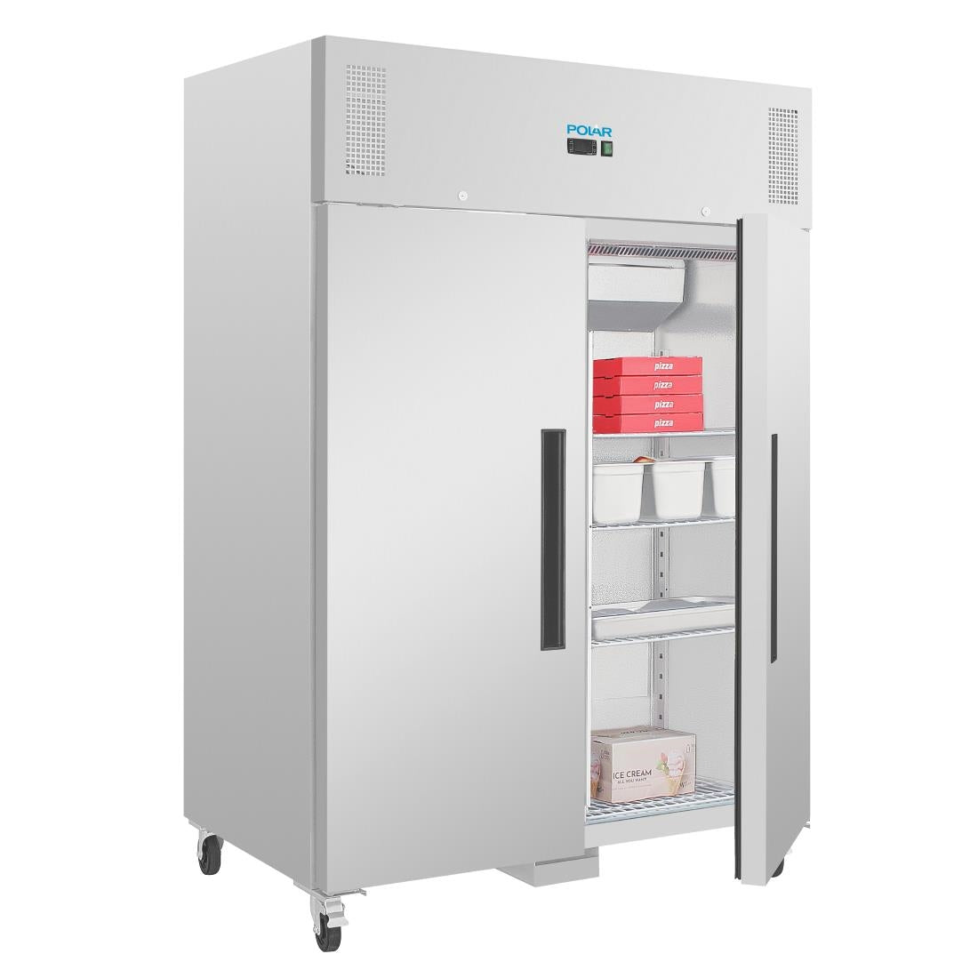 Polar G-Series Upright Double Door Freezer 1200Ltr