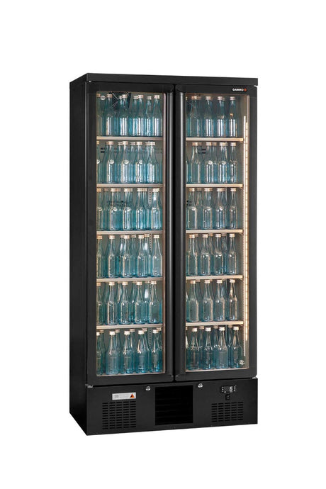 Gamko Maxiglass MG3/500G Maxiglass Hinged Glass Double Door Upright Bottle Cooler  500 Litres