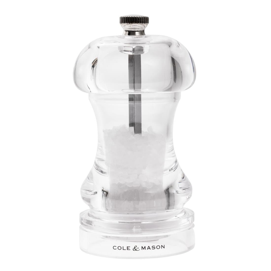 Cole & Mason Acrylic Salt Mill Capstan 4.5in