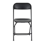 Bolero Polypropylene Folding Chairs Black (10 Pack)