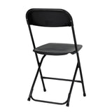 Bolero Polypropylene Folding Chairs Black (10 Pack)