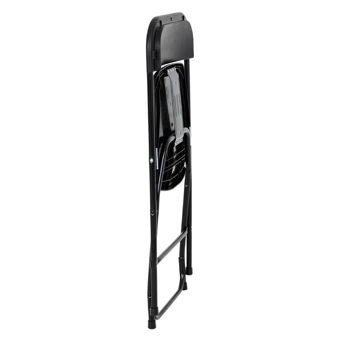 Bolero Polypropylene Folding Chairs Black (10 Pack)