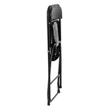 Bolero Polypropylene Folding Chairs Black (10 Pack)