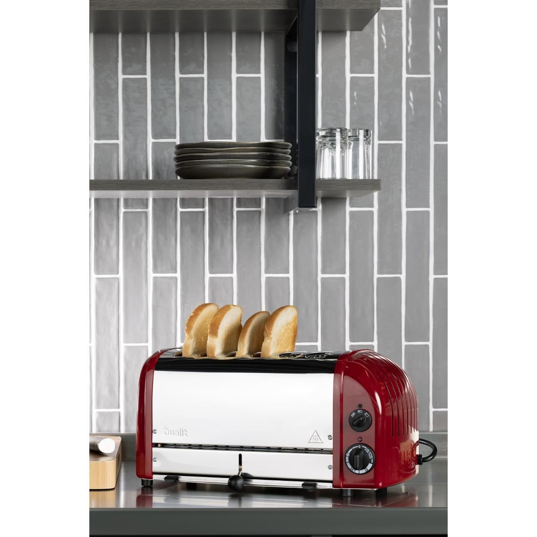 Dualit 6 Slice Vario Toaster Red 60154