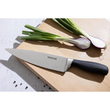 Vogue Soft Grip Chef Knife Black 20cm