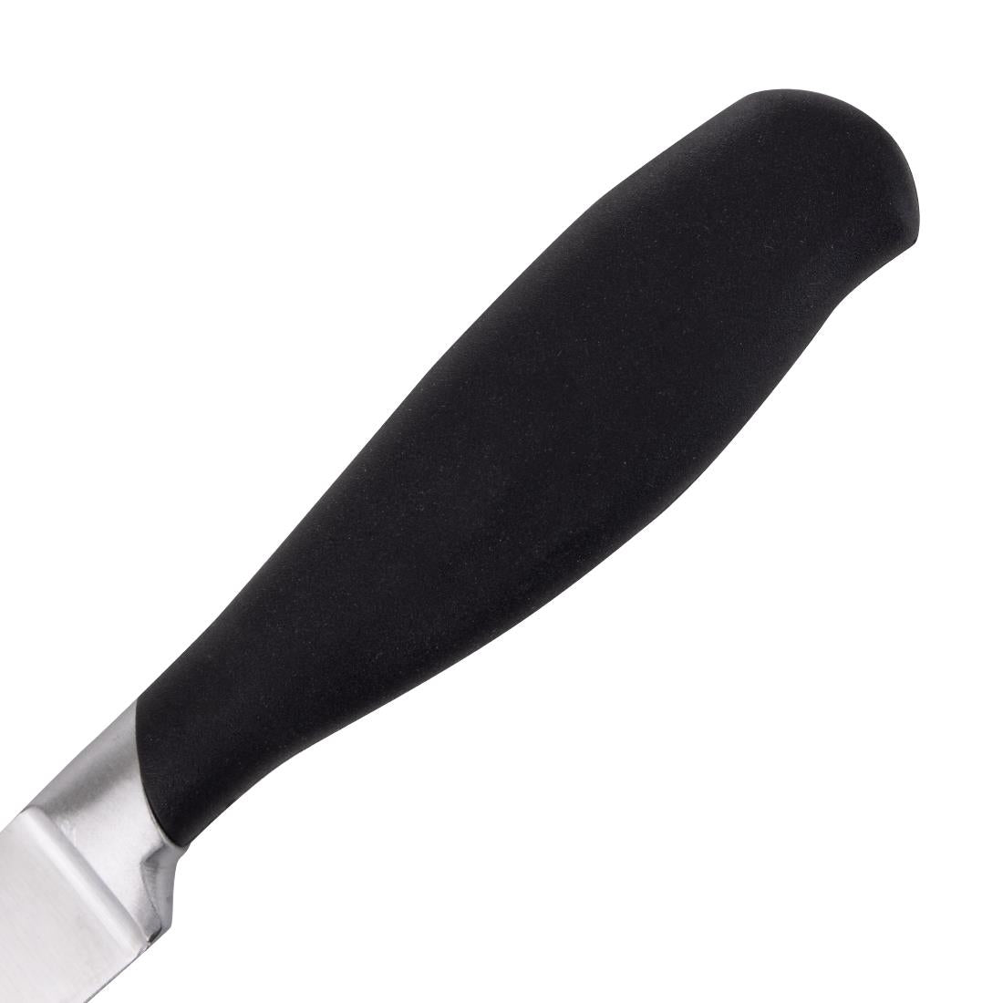 Vogue Soft Grip Paring Knife Black 8.5cm