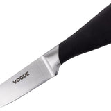 Vogue Soft Grip Paring Knife Black 8.5cm