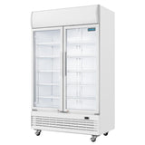 Polar G-Series Upright Display Cooler with Light Box 950Ltr