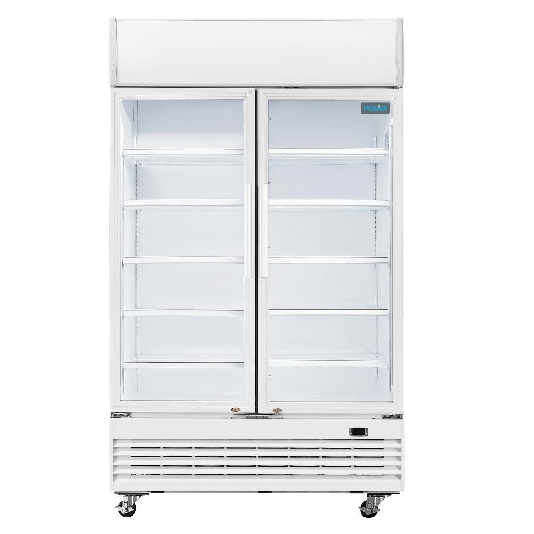 Polar G-Series Upright Display Cooler with Light Box 950Ltr