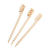 Biodegradable Bamboo Steak Markers Medium (100 Pack)