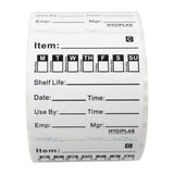 Hygiplas Freezable Day of the Week Labels (500 Pack)