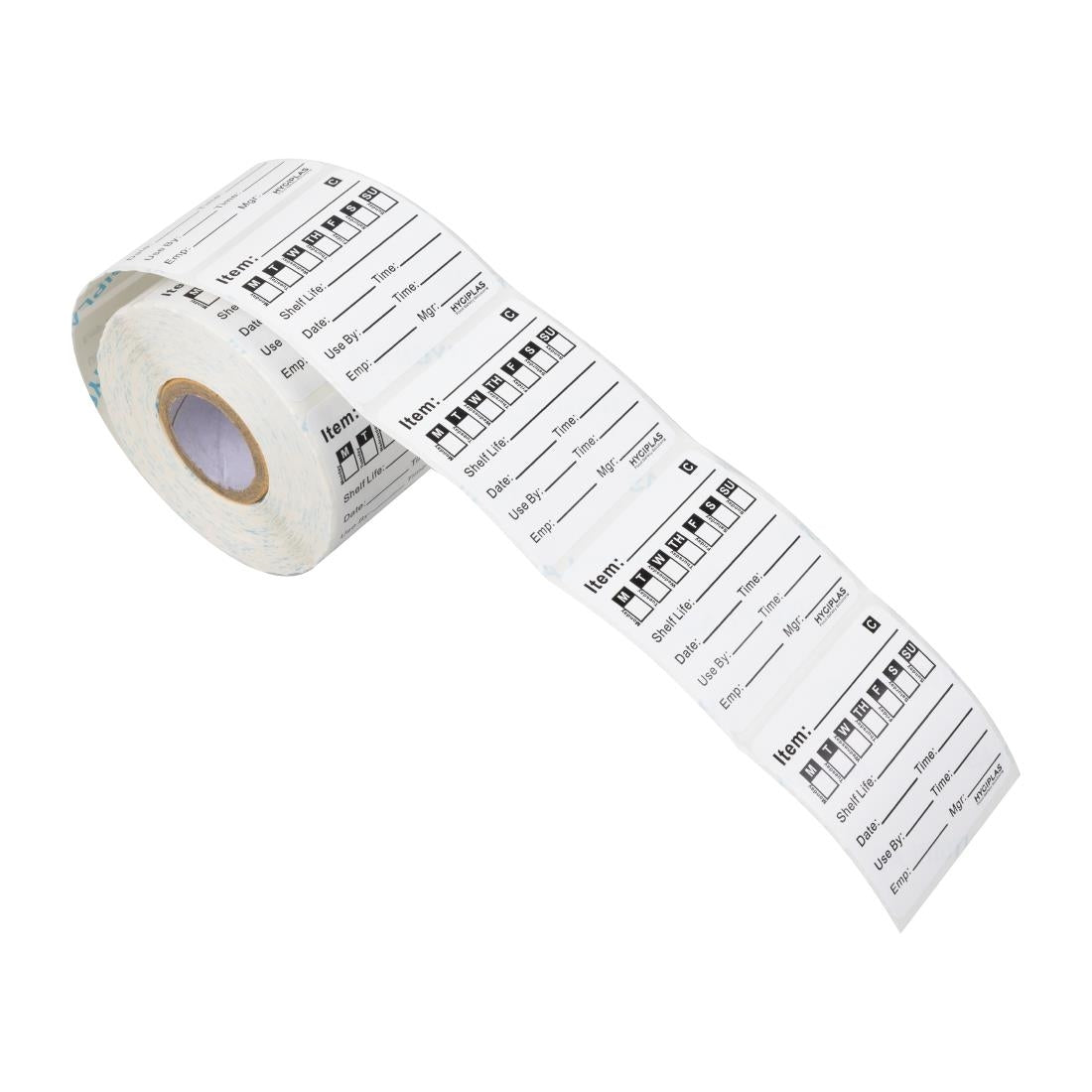 Hygiplas Freezable Day of the Week Labels (500 Pack)