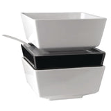 APS Float White Square Bowl 7in