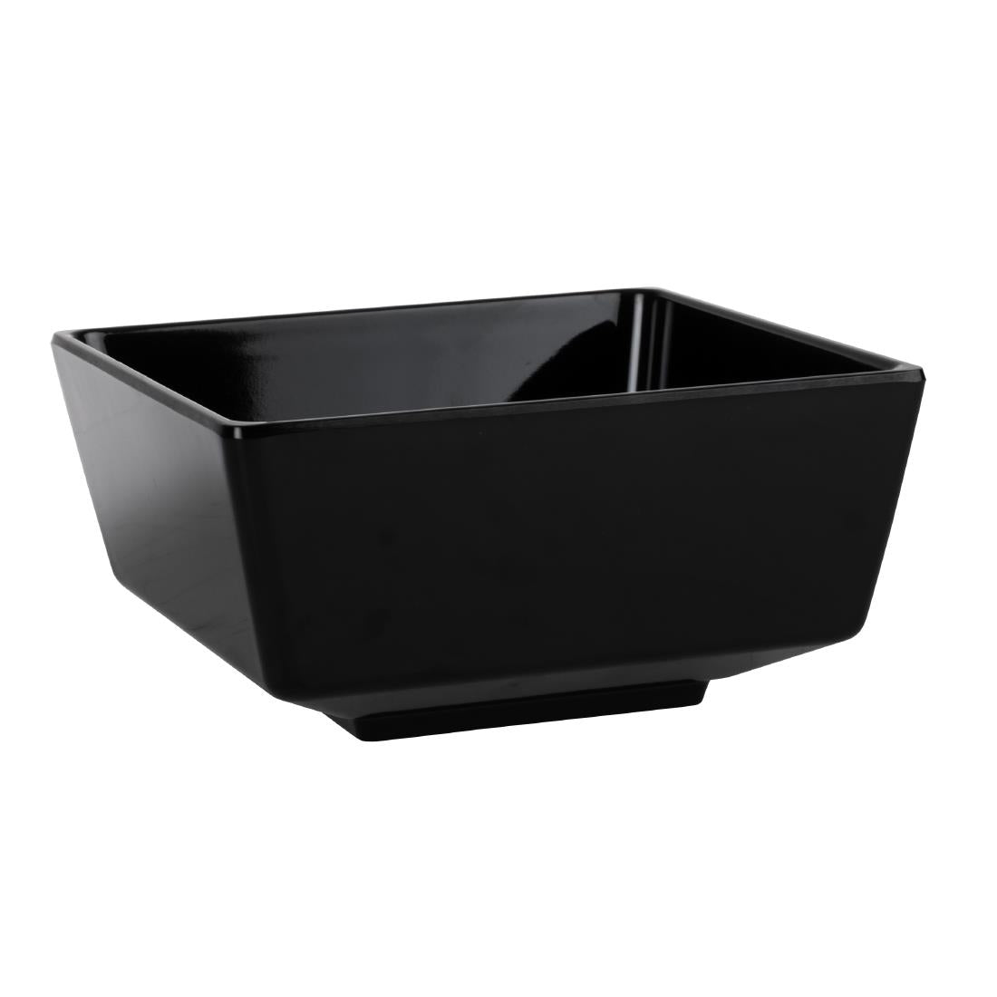 APS Float Square Bowl Black 190x190mm