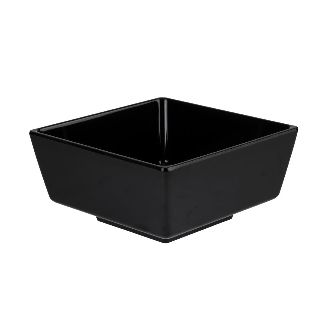 APS Float Square Bowl Black 190x190mm
