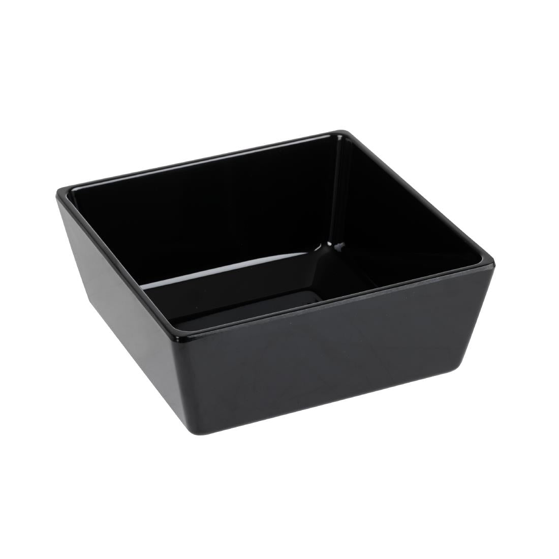 APS Float Square Bowl Black 190x190mm