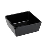 APS Float Square Bowl Black 190x190mm