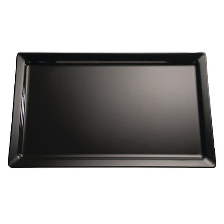 APS Pure Melamine Tray Black GN 1/2