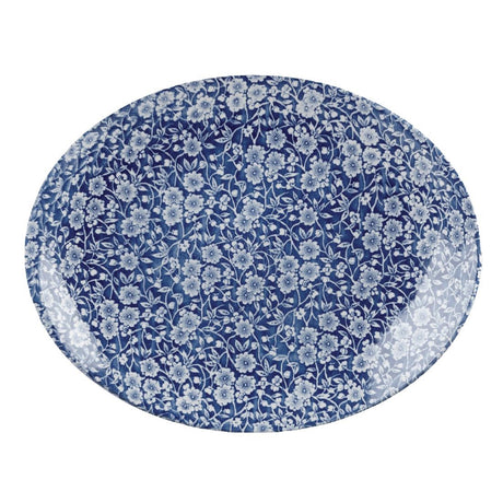 Churchill Vintage Prints Oval Plates Prague Victorian Calico Print 317mm (6 Pack)