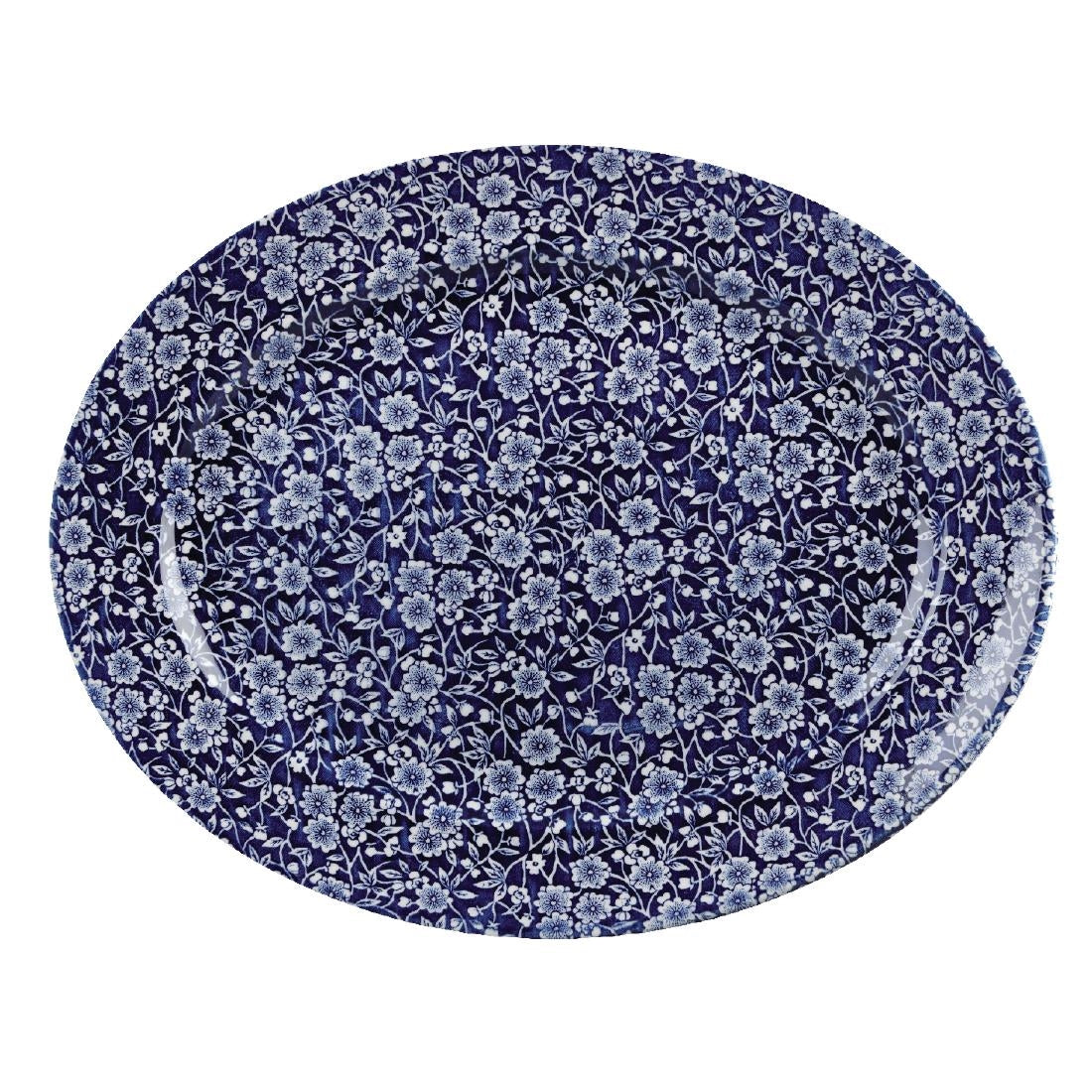Churchill Vintage Prints Oval Dishes Willow Print 365mm (6 Pack)